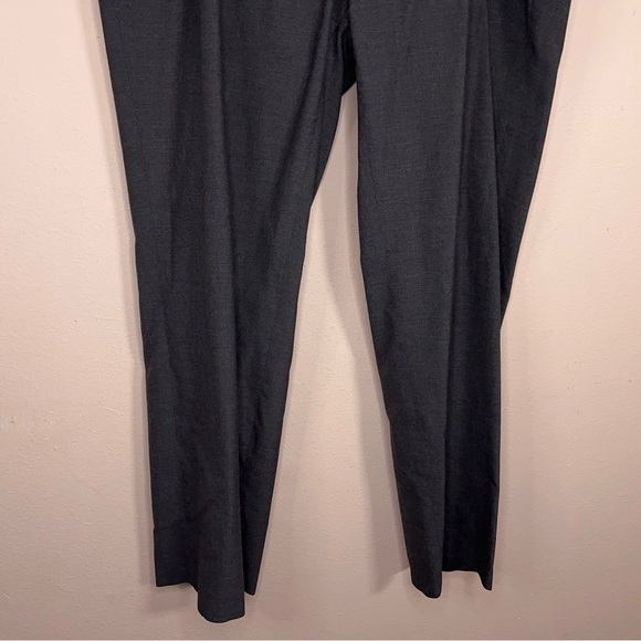 Size 40x29.5 Haggar Dark Grey Houndstooth Dress Pants Trousers Classic Academia - Picture 6 of 12